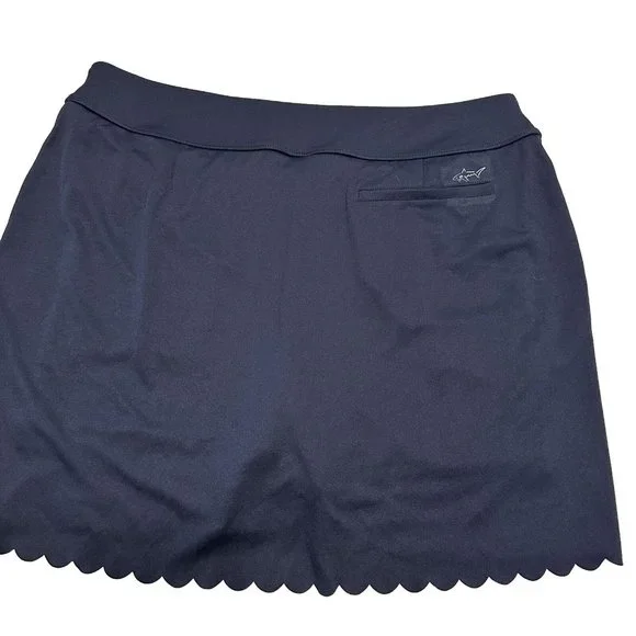 Greg Norman Ladies Sz Large Tennis Golf Pickleball skort Stretch Pull On Blue - Picture 2 of 7